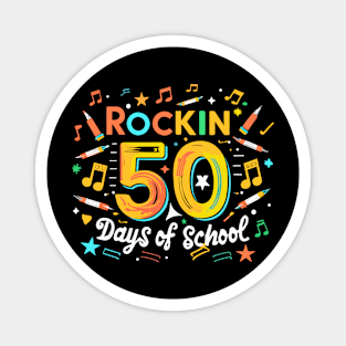 Rockin 50 days of school Magnet